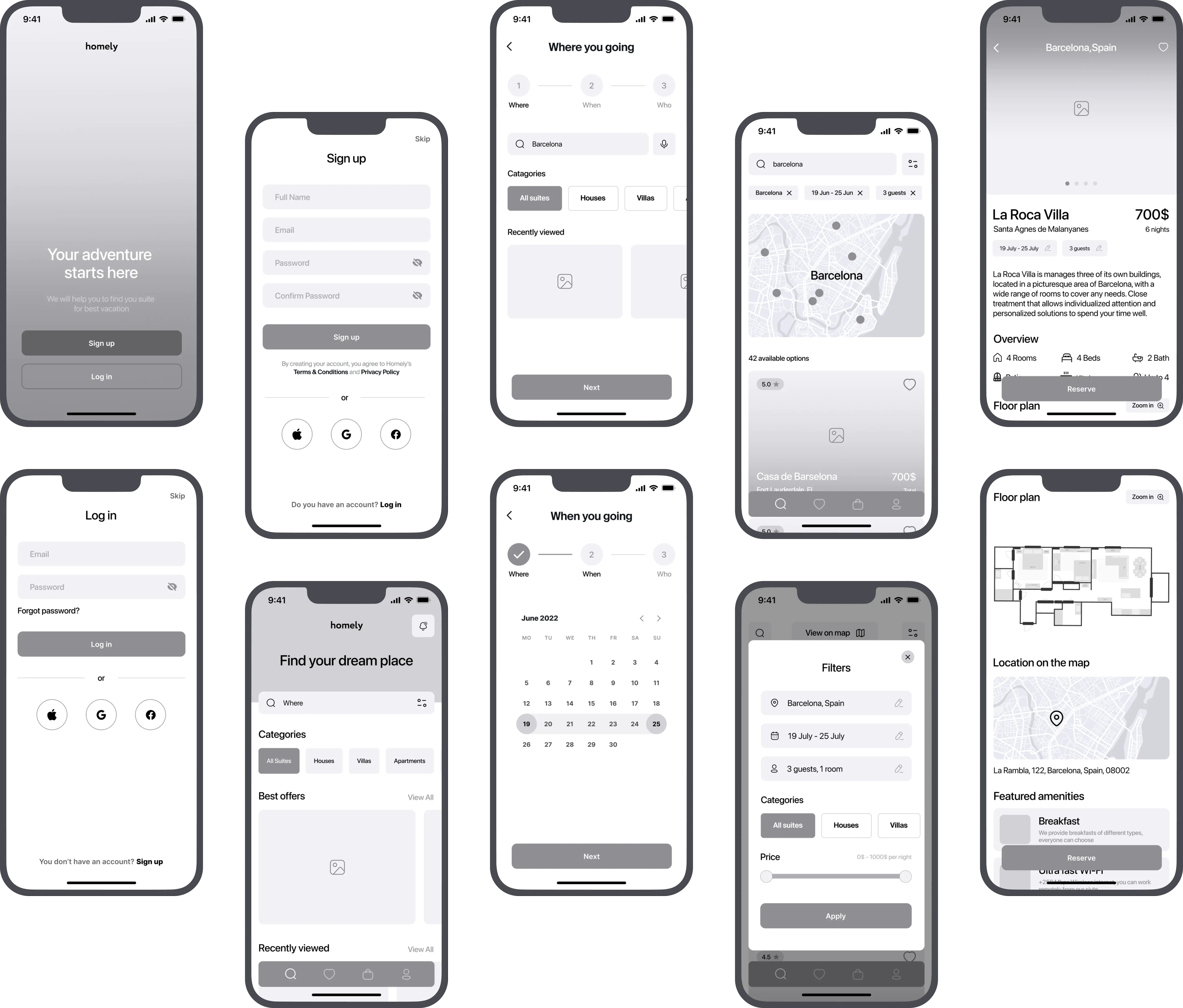 Wireframes