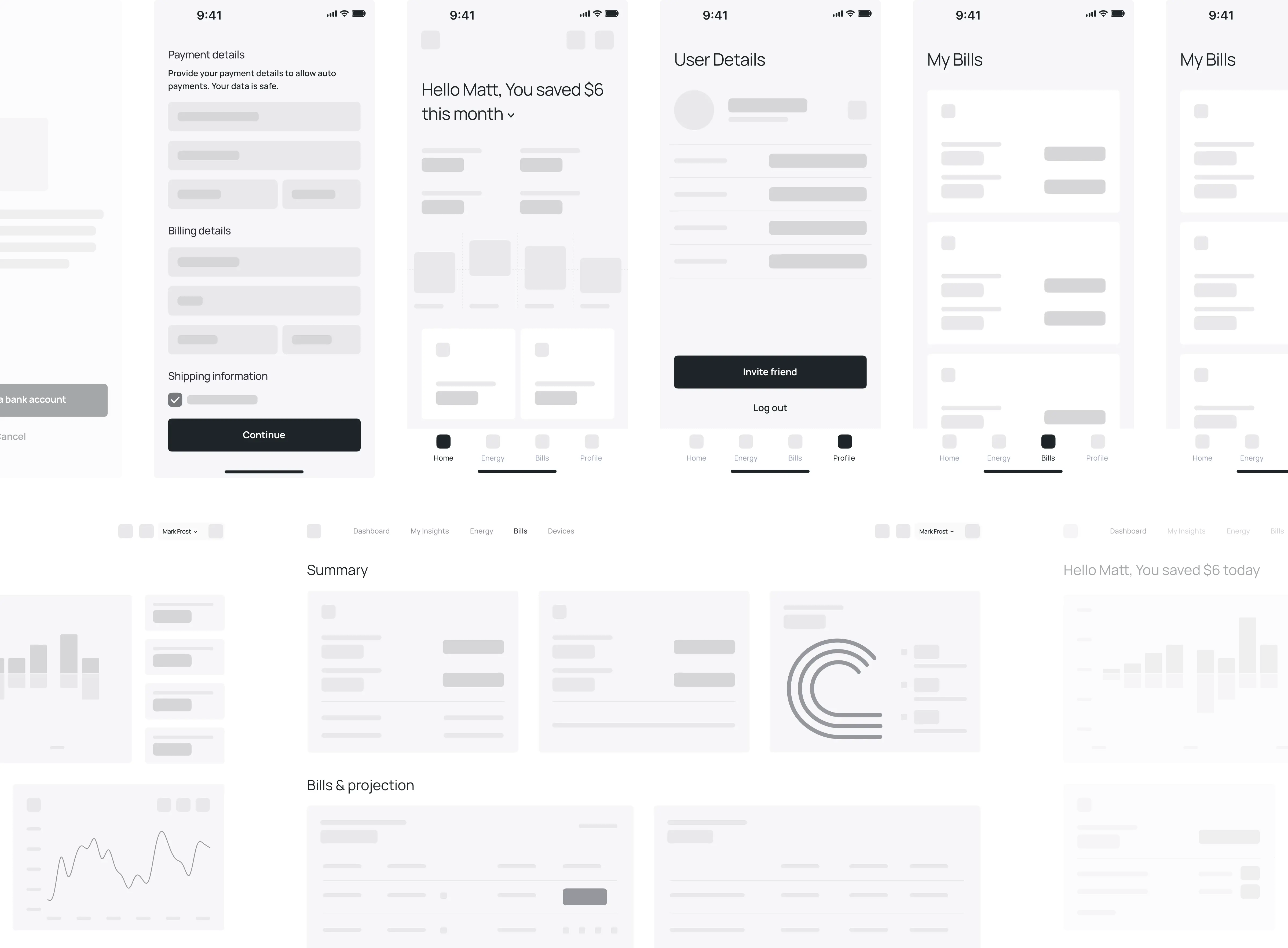 Wireframes