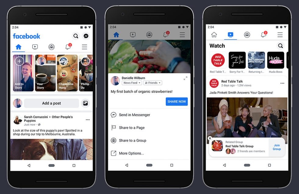 Flutter or React Native - facebook app