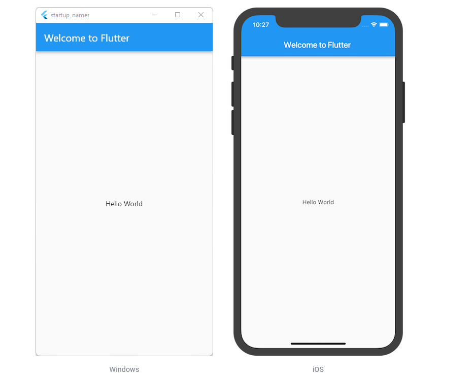 Example apps in Flutter - Flutter or React Native