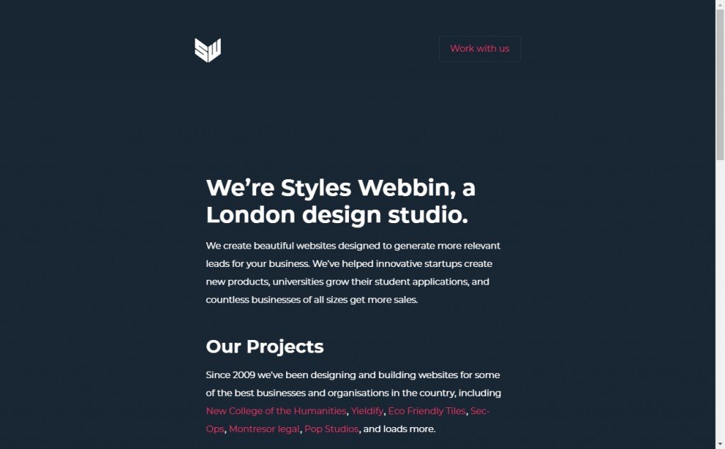 Blue and Red Color Website Design Inspirations 2