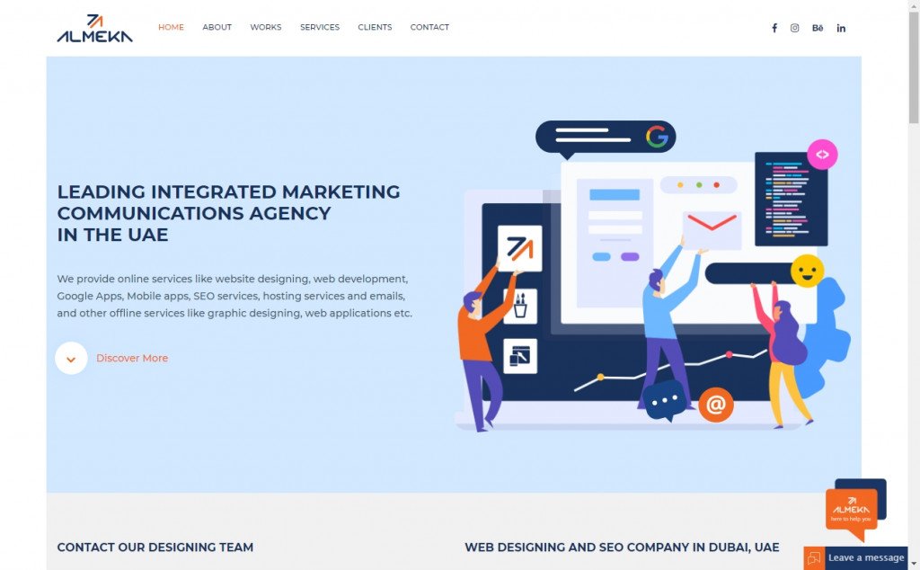 White and Blue Website Design Inspirations 3