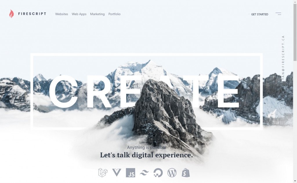 Blue and Grey Color Web Design Inspirations 3