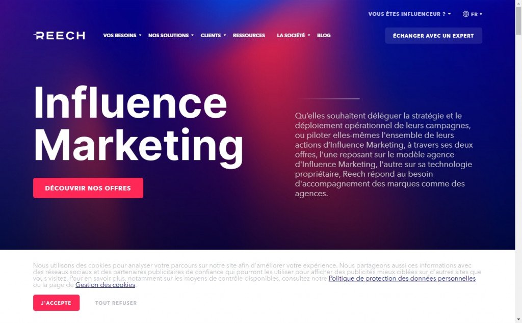 Blue and Red Color Website Design Inspirations 11