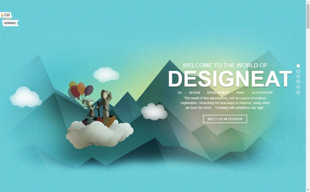 White and Blue Website Design Inspirations 14