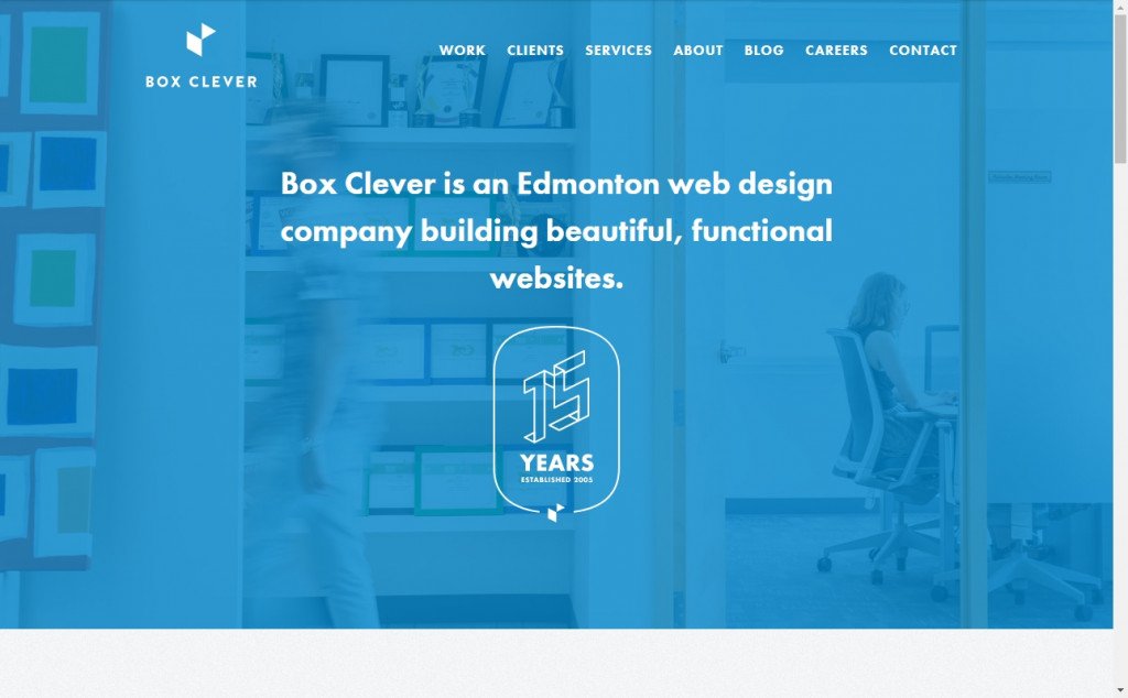 White and Blue Website Design Inspirations 15