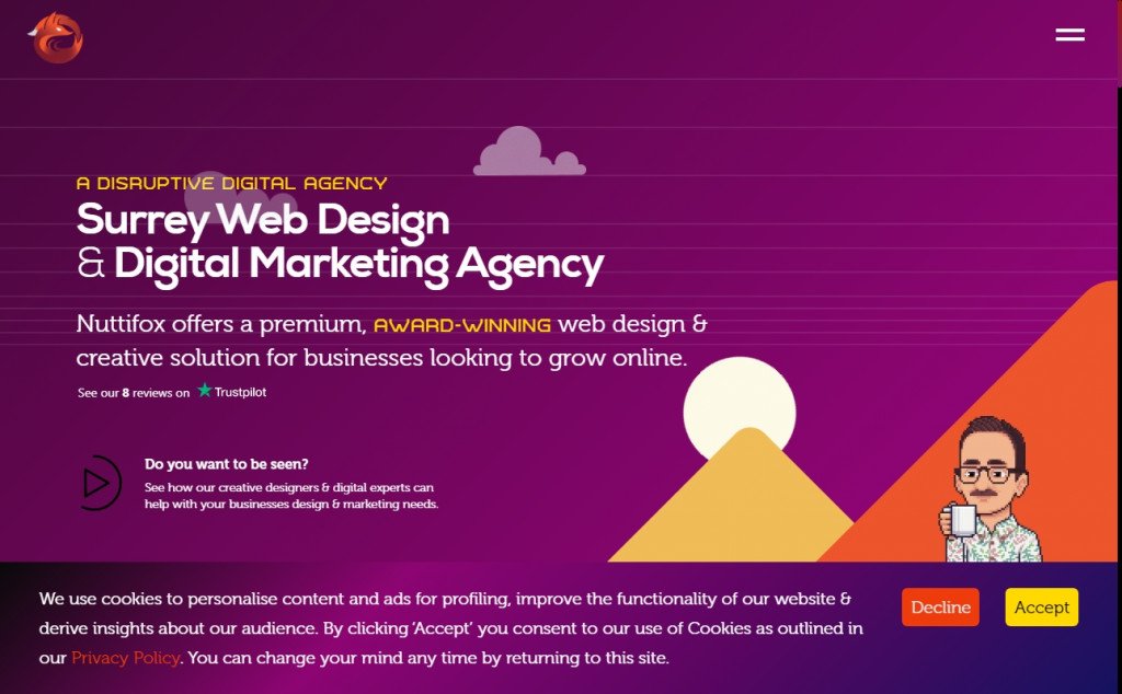 Purple Website Designs with Amazing Color Strategies 19