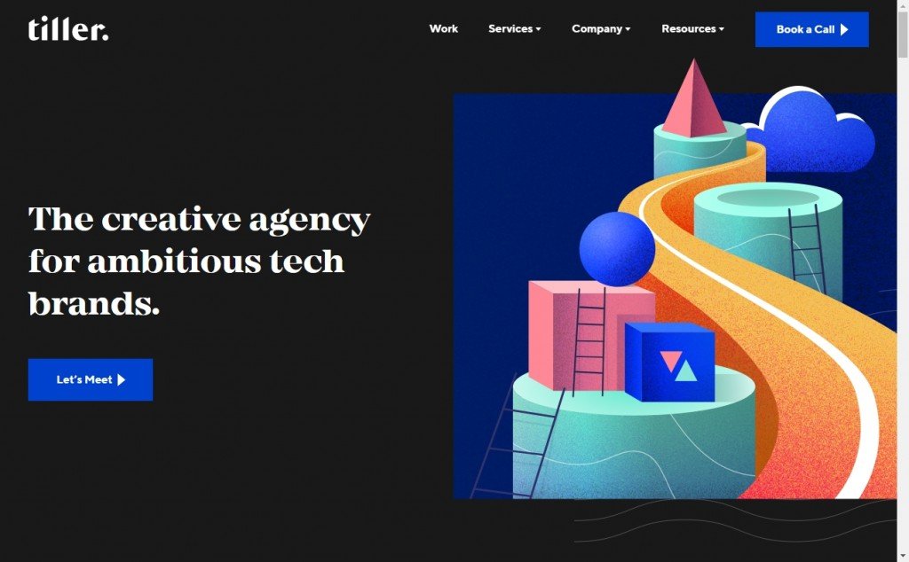 Gorgeous Black Web Designs for Inspiration 9