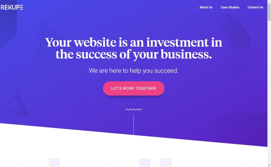 Blue and Red Color Website Design Inspirations 4