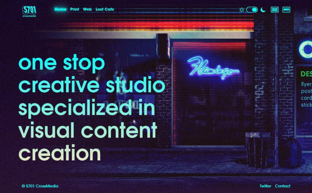 Blue and Red Color Website Design Inspirations 9