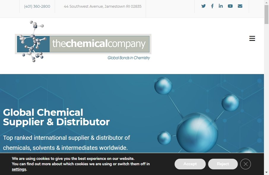 20 Examples of Chemical Websites With Fantastic Designs 2