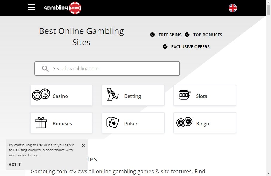 10 Examples of Inspirational Gambling Websites 2