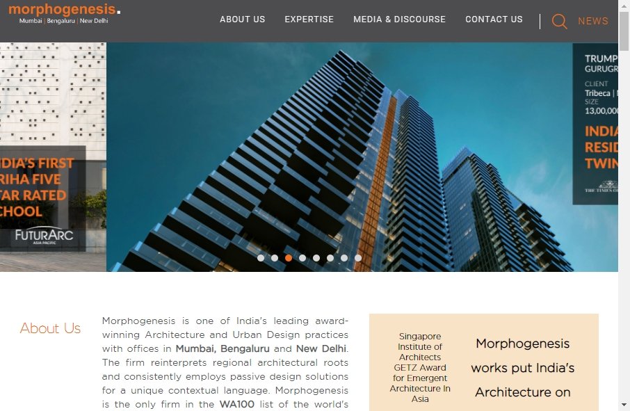 14 Examples of Architectural Websites With Fantastic Designs 11