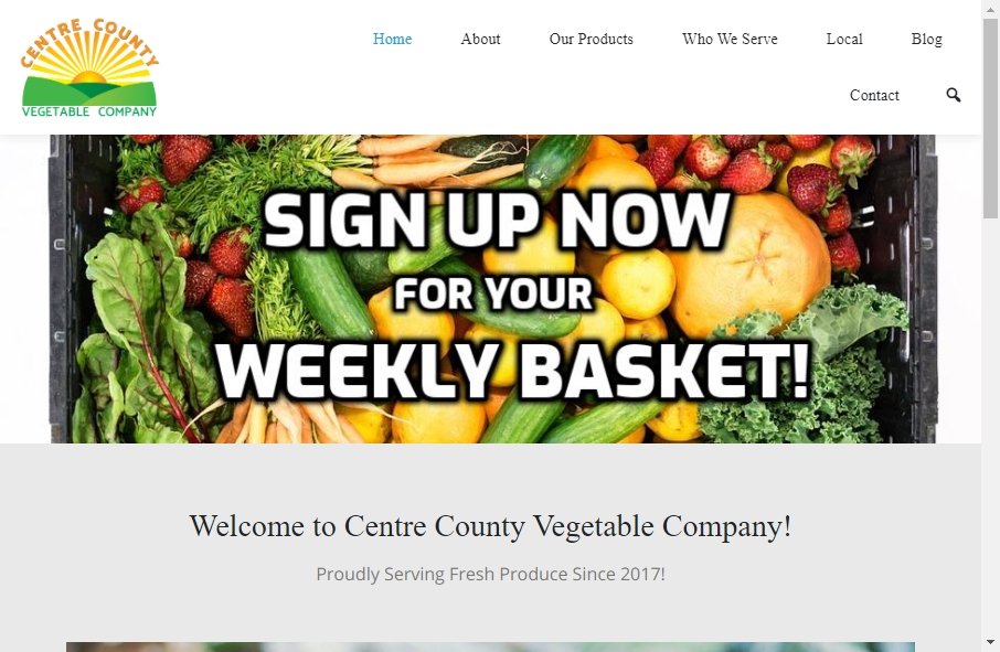 Examples of Vegetable Websites With Fantastic Designs 11