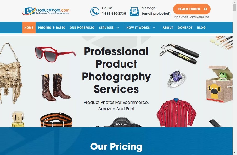 Photography Website Design 12