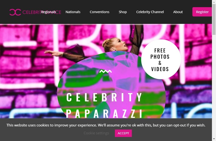 15 Great Celebrity Website Examples 4