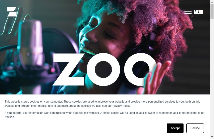 Zoo Websites Design 4