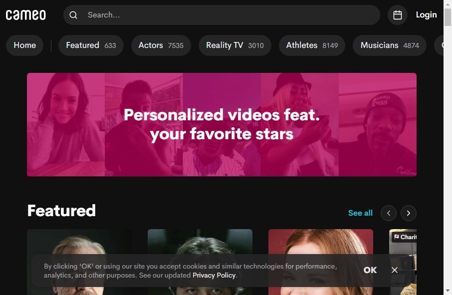 15 Great Celebrity Website Examples 5