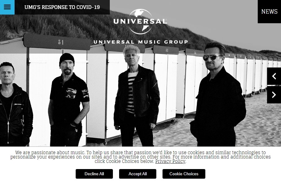 16 Great Music Website Examples 4