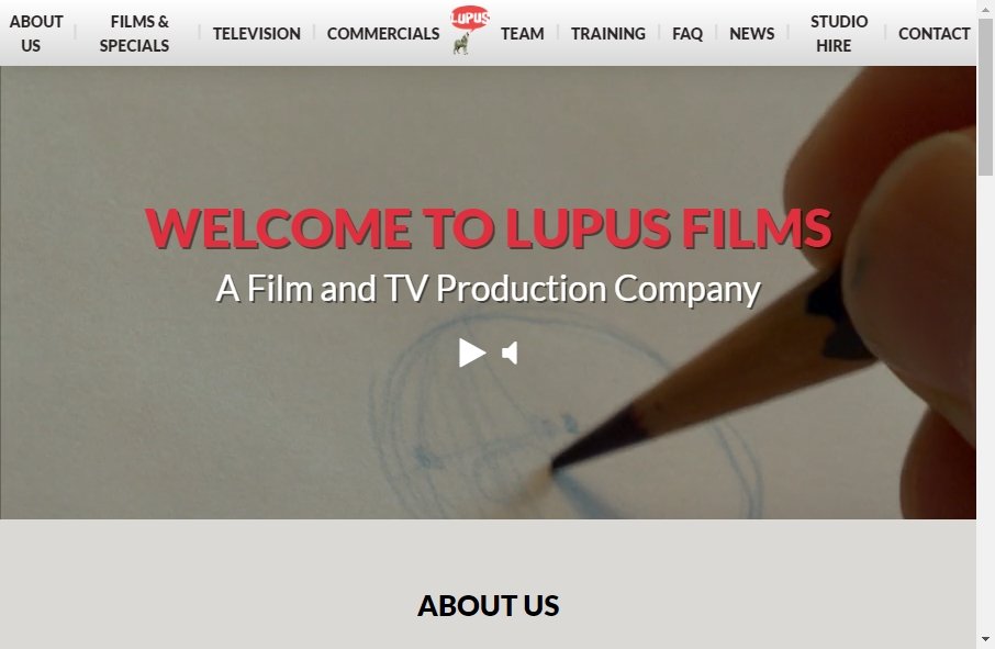 Great TV Production Website Examples 7