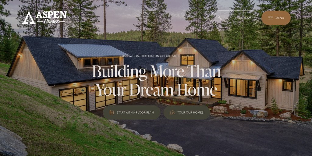 Best home builders websites - aspen