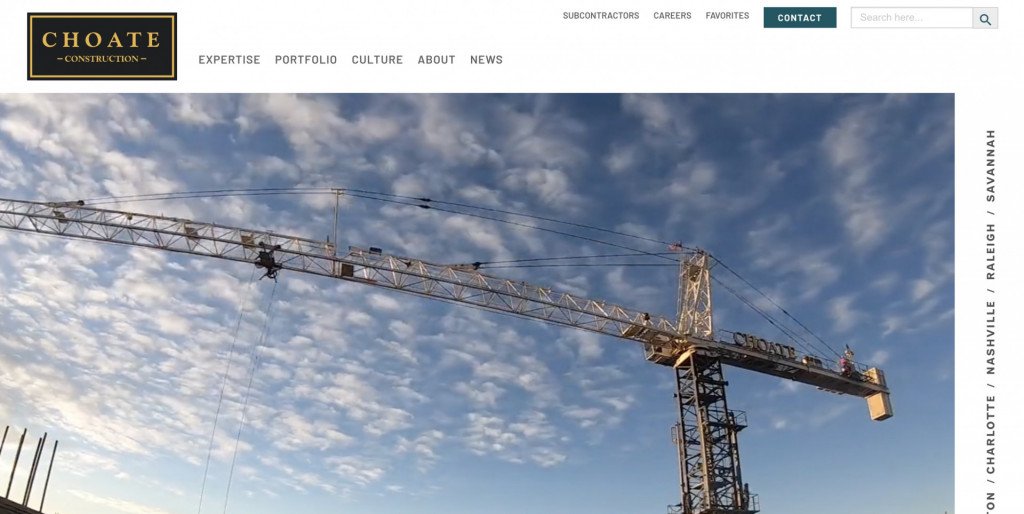 27 Construction Website Examples With Fantastic Designs 6
