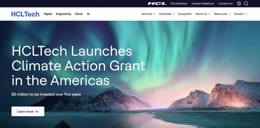 tech website examples - hcl