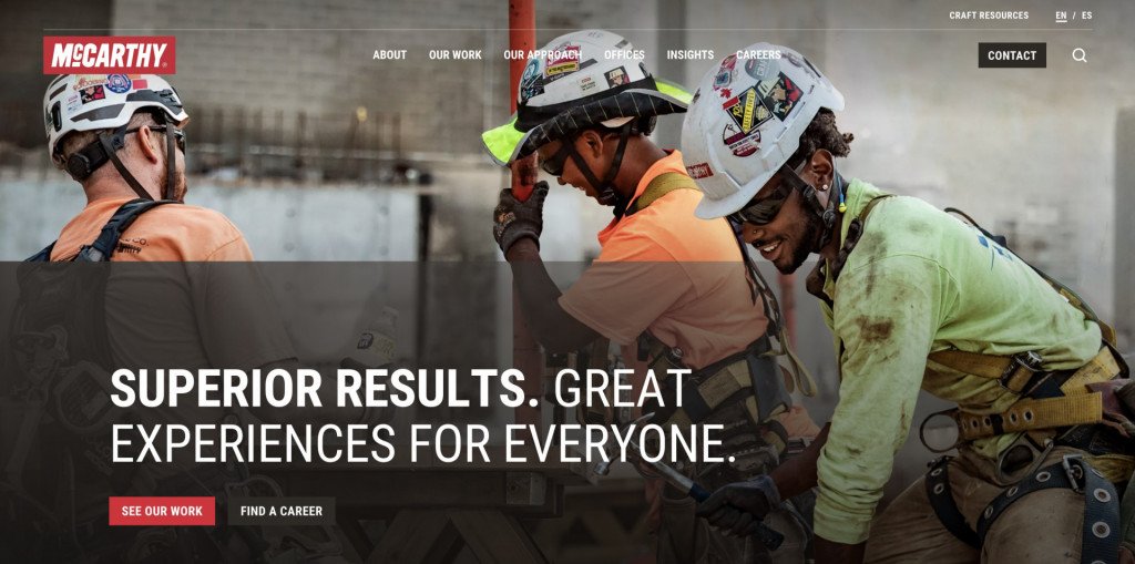27 Construction Website Examples With Fantastic Designs 2