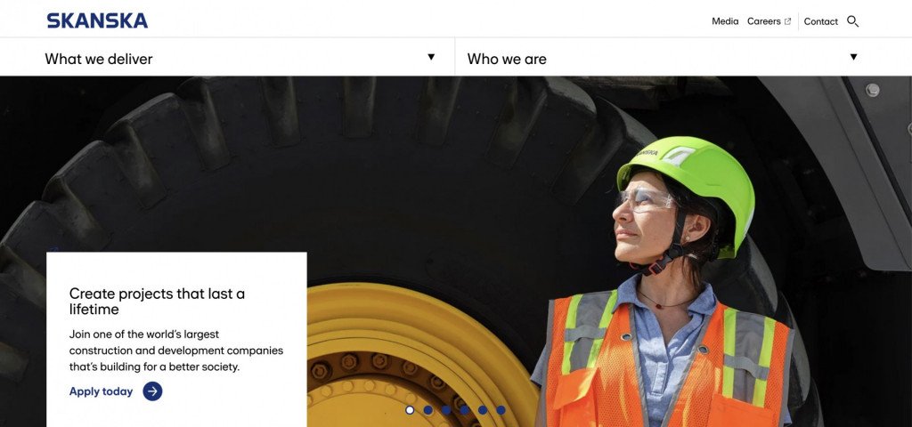 27 Construction Website Examples With Fantastic Designs 9