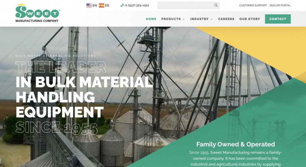 Best Manufacturing Website Design Examples | Fireart 3