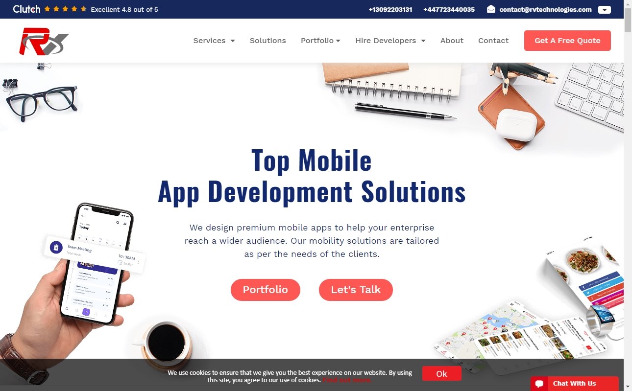 web development companies in New Jersey - RV technologies