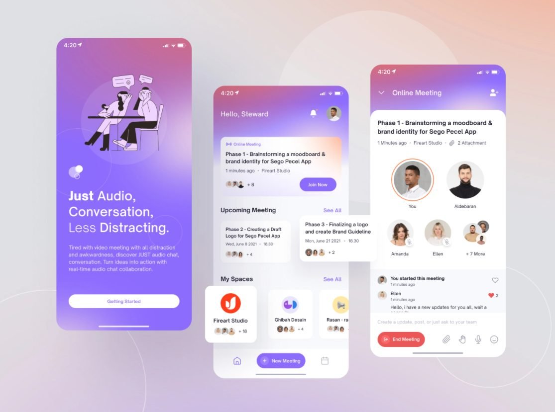 Audio Meeting iOs App