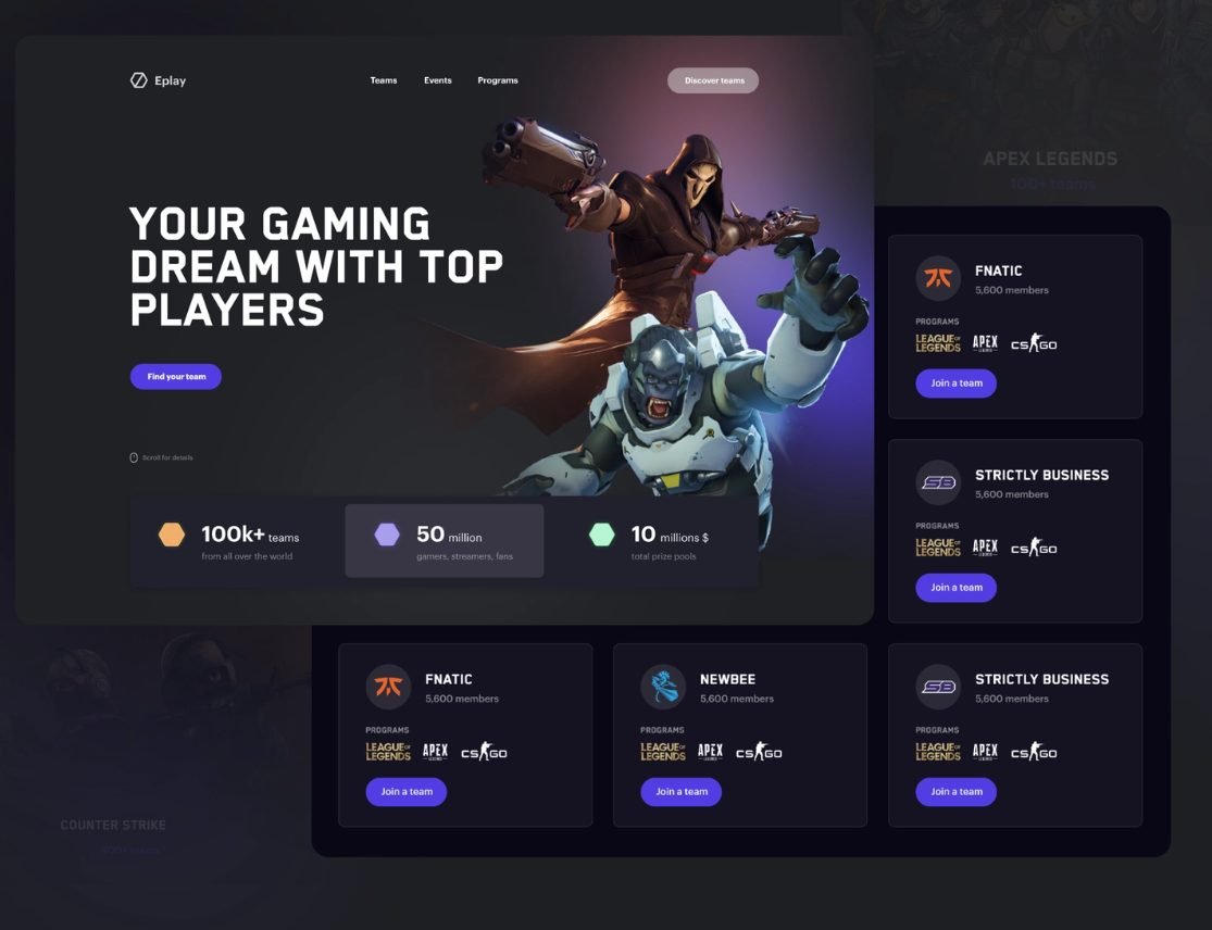 Eplay - main page