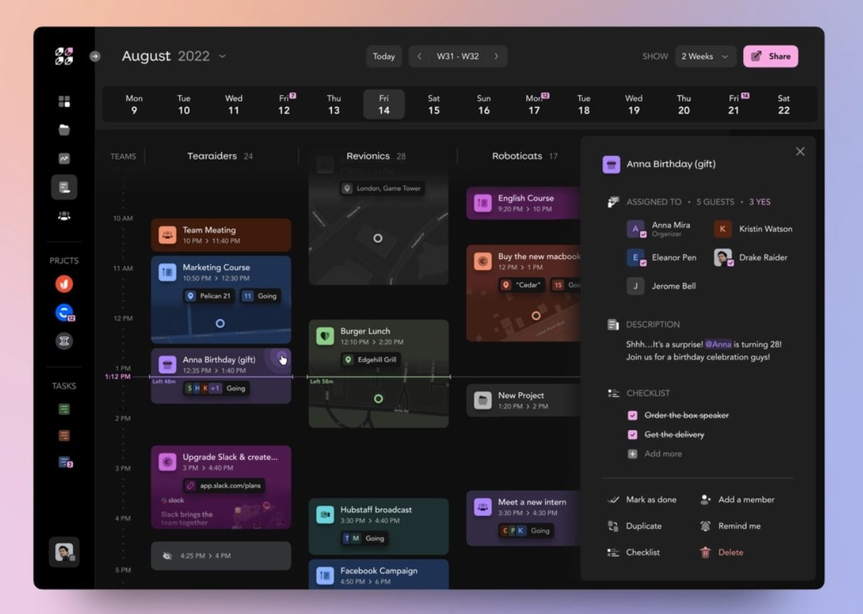  Team Management Dashboard | Kanban | Task Manager