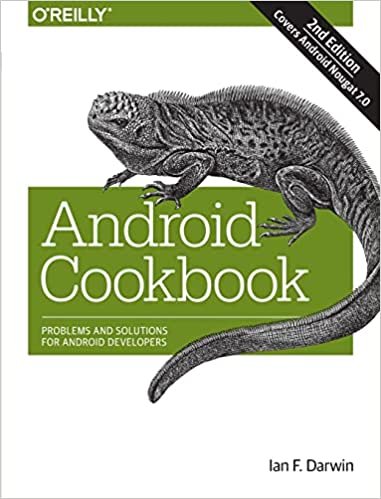 Android Cookbook with a set of samples for Android development 