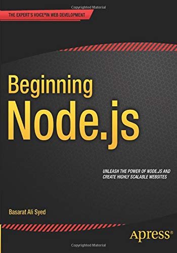 “Beginning Node.JS” by Basarat Ali Syed cover