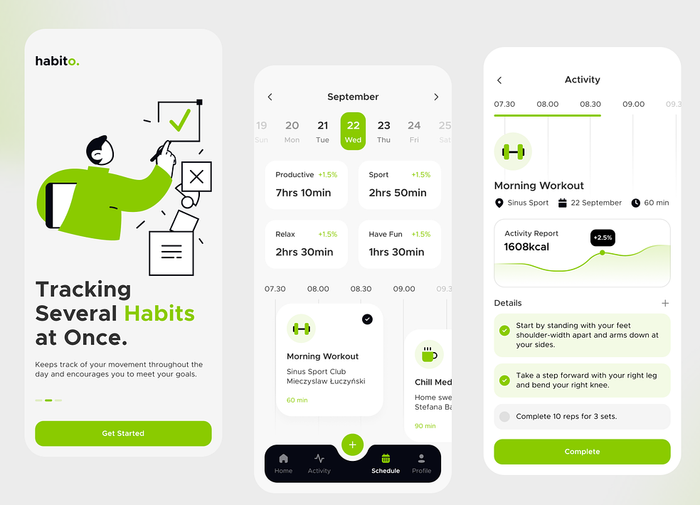 Habit Tracking Mobile App